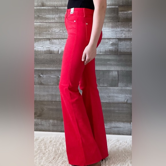 RESTOCK ALERT! judy blue high waist tummy control top red flares JB88833REG - Picture 7 of 12